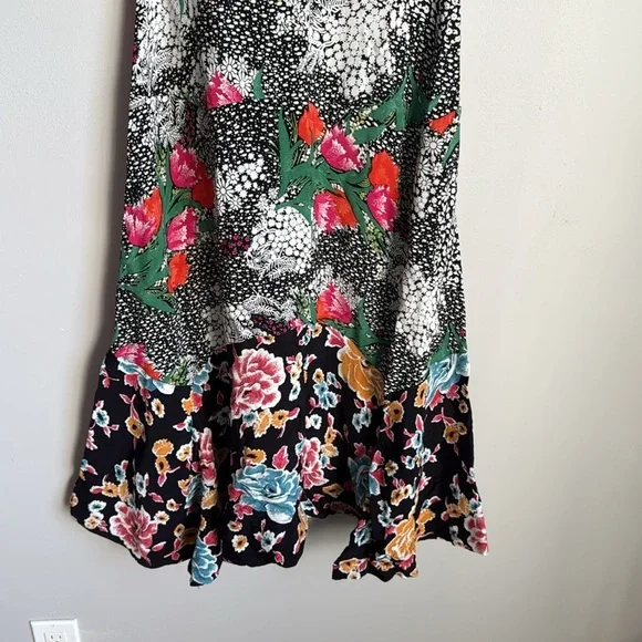 Anthropologie Maeve Violette Floral Midi Dress - Picture 6 of 14